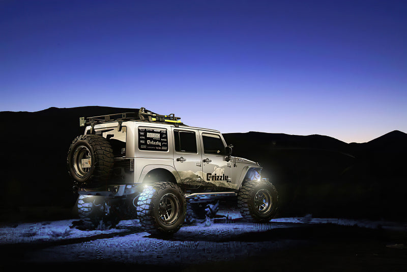 Oracle Underbody Wheel Well Rock Light Kit - White (4PCS) - 5000K ORACLE Lighting Light Strip LED