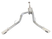 aFe MACHForce XP Exhaust 3in SS Dual Side Ext CB w/ Polished Tips 2015 Ford F150 5.0L V8 CC/SB EC/LB aFe Catback