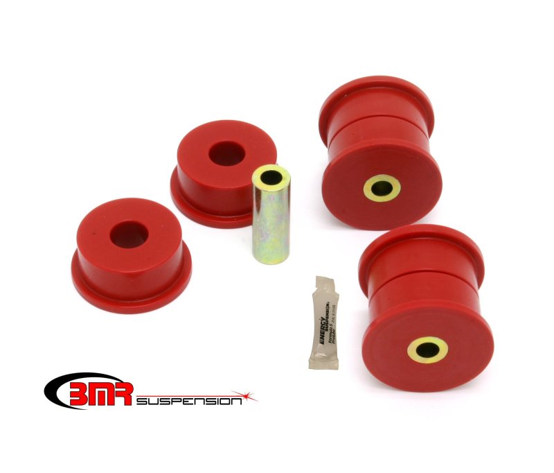 BMR 10-15 5th Gen Camaro Pro Version Differential Mount Bushing Kit (Polyurethane) - Red BMR Suspension Differential Bushings