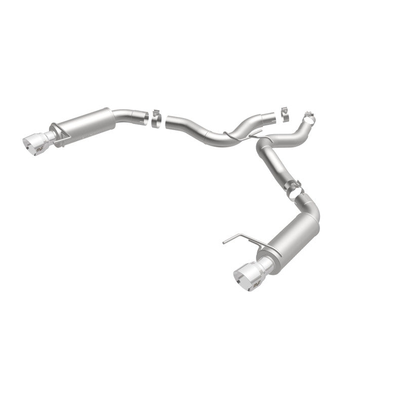MagnaFlow Axle Back, SS, 3in, Competition, Dual Split Polished 4.5in Tip 2015 Ford Mustang GT V8 5.0 Magnaflow Axle Back