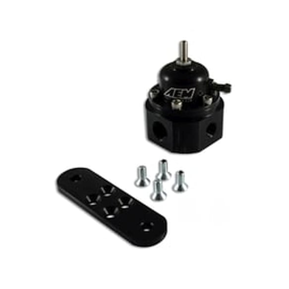 AEM Universal Adjustable Fuel Pressure Regulator 25-302BK AEM Autoparts