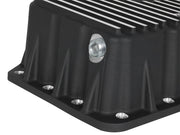 AFE Pro Series Engine Oil Pan Black w/Machined Fins; 11-16 Ford Powerstroke V8-6.7L (td) aFe Diff Covers