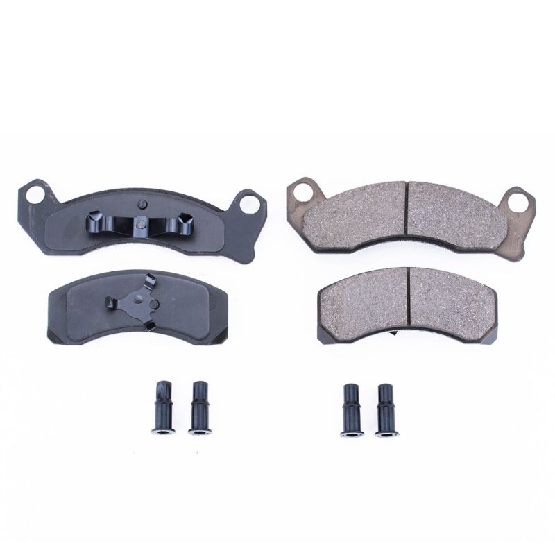 Power Stop 87-89 Ford Country Squire Front Z17 Evolution Ceramic Brake Pads w/Hardware PowerStop Brake Pads - OE