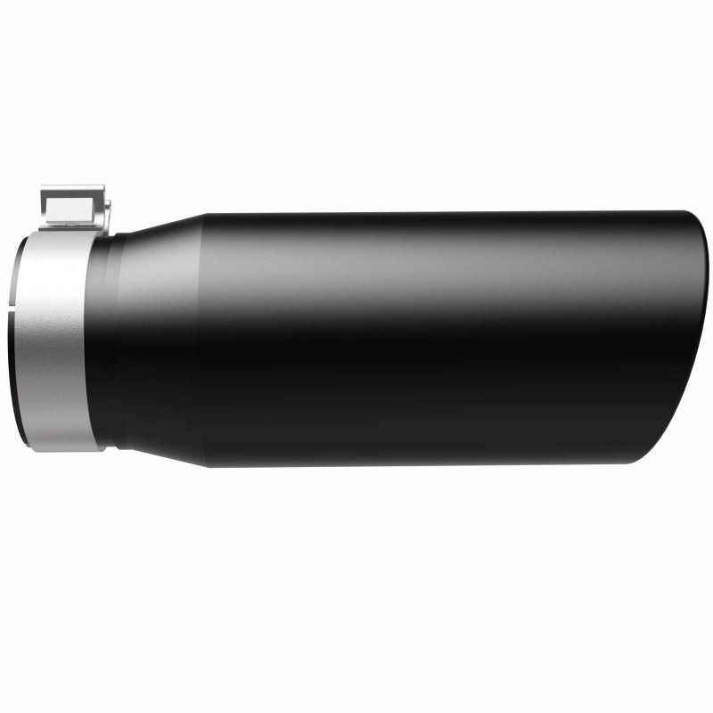 MagnaFlow Tip Stainless Black Coated Single Double Round Single Outlet 5in Dia 4in Inlet 13in L Magnaflow Catalytic Converter Universal