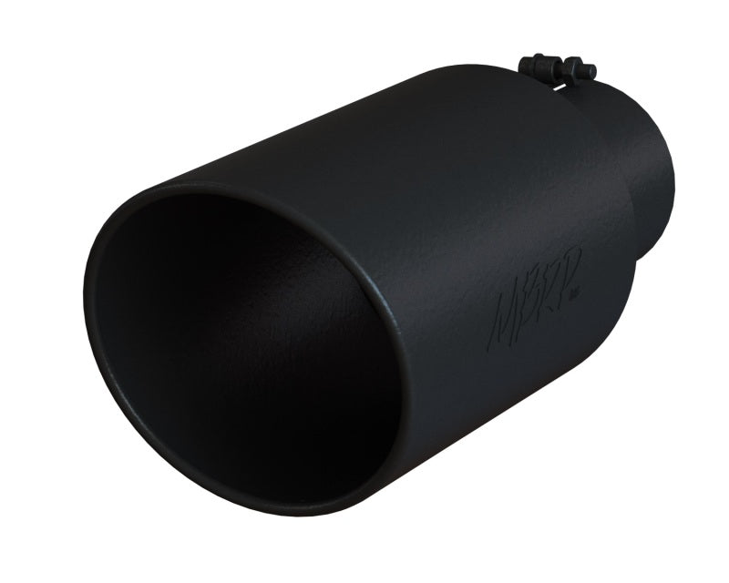 MBRP Universal Tip 8in OD Rolled End 5in Inlet 18in Length T304 - Black MBRP Tips