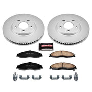 Power Stop 98-02 Chevrolet Camaro Front Z17 Evolution Geomet Coated Brake Kit PowerStop Brake Kits - Performance Blank