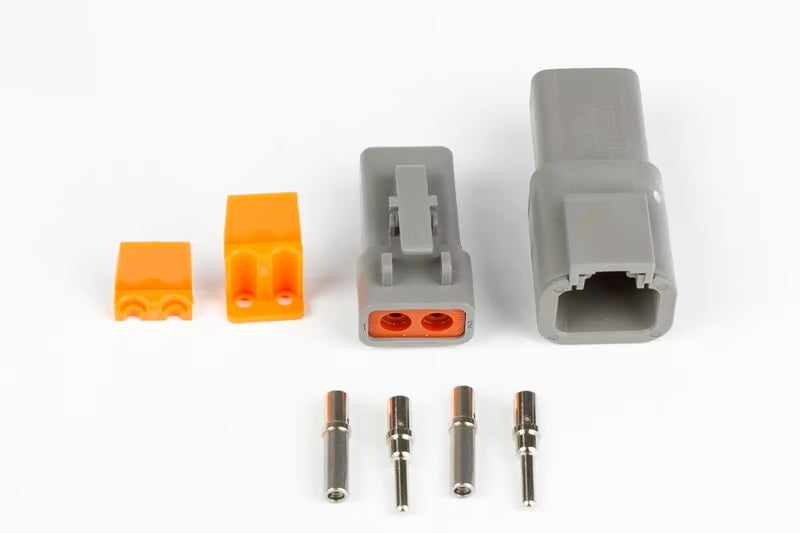Haltech Matching Set of Deutsch DTP-2 Connectors (25 Amp) Plug & Pins Haltech Wiring Connectors