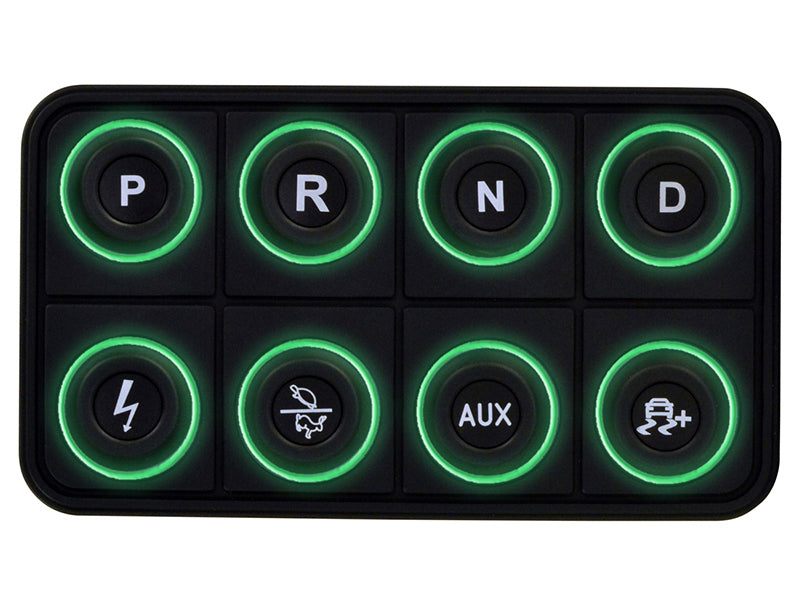 AEM EV 8 Button Keypad CAN Based Programmable Backlighting AEM Programmer Accessories