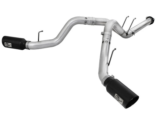 aFe Atlas Exhaust 4in DPF-Back Al Steel 11-14 Ford Diesel Trucks V8-6.7L (td) aFe DPF Back
