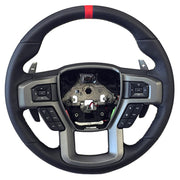 Ford Racing 15-18 F-150 Raptor Performance Steering Wheel Kit - Red Sightline Ford Racing Steering Wheels