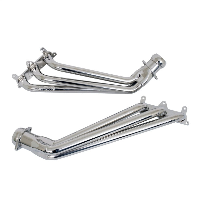 BBK 10-11 Camaro V6 Long Tube Exhaust Headers With Converters - 1-5/8 Chrome BBK Headers & Manifolds
