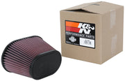 K&N Universal Clamp-On Air Filter 3.5in Flg ID x 8.5x5.25in B OD x 6.25x4in T OD x 5.5in H K&N Engineering Air Filters - Universal Fit