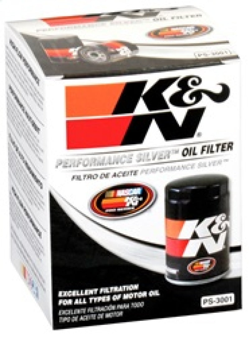 K&N Oil Filter for Ford/Audi/VW/Toyota/Mercury/Mazda/Nissan/Dodge/Lincoln/Volvo 3.656in OD K&N Engineering Oil Filters