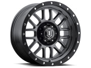 ICON Alpha 20x9 8x170 0mm Offset 5in BS 125.2mm Bore Gun Metal Wheel ICON Wheels - Cast