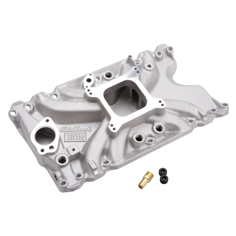 Edelbrock Manifold Torker Holden 308 CI V8 Satin Edelbrock Intake Manifolds