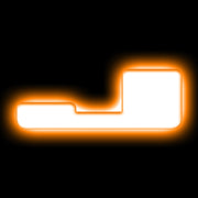ORACLE Lighting Universal Illuminated LED Letter Badges - Matte Wht Surface Finish - J ORACLE Lighting Light Accessories and Wiring