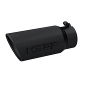 MBRP Universal Tip 5 O.D. Angled Rolled End 4 inlet 12 length - Black Finish MBRP Tips