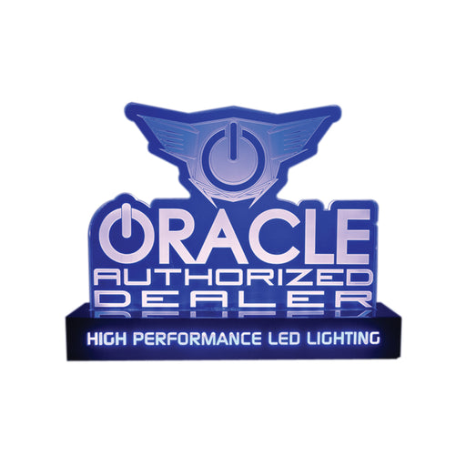 Oracle LED Authorized Dealer Display - Clear ORACLE Lighting POP Displays