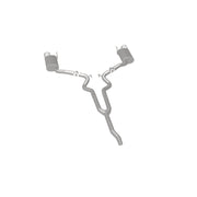 MagnaFlow Cat Back, SS, 2.5in, Street, Dual Split Polished 4.5in Tips 2015 Ford Mustang Ecoboost Magnaflow Catback