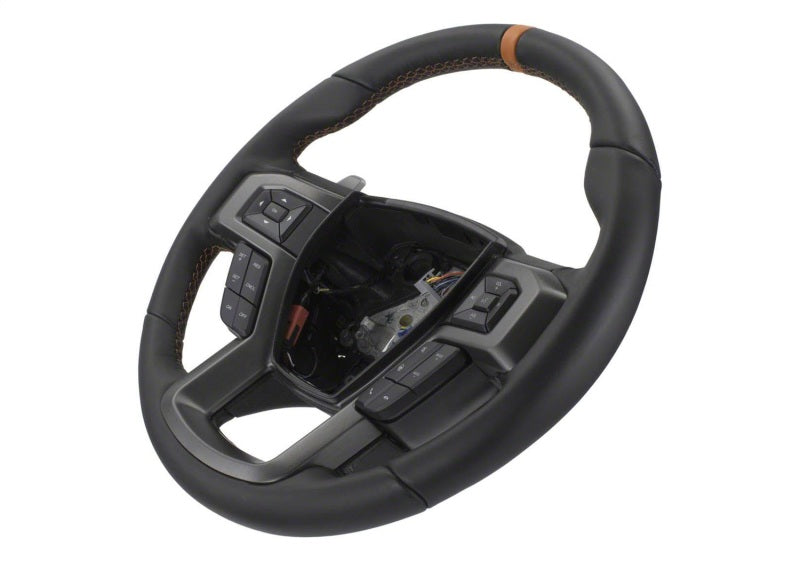 Ford Racing 2015-2017 F-150 Raptor Performance Steering Wheel Kit - Orange Sightline Ford Racing Steering Wheels
