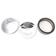 Edelbrock Air Cleaner Pro-Flo Series Round Steel Top Paper Element 10In Dia X 3 5In Chrome Edelbrock Air Filters - Universal Fit