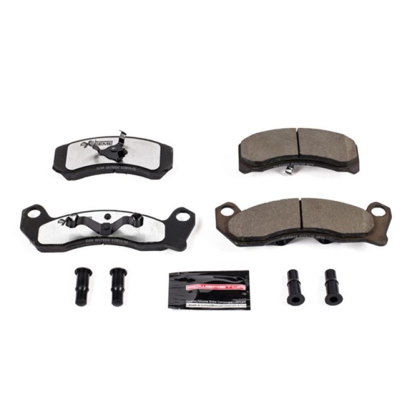 Power Stop 87-89 Ford Country Squire Front Z26 Extreme Street Brake Pads w/Hardware PowerStop Brake Pads - Performance