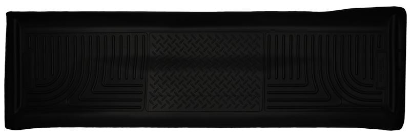 Husky Liners 11-15 Ford F250/F350/F450 Super Duty Crew Cab WeatherBeater Black 2nd Seat Floor Liners Husky Liners Floor Mats - Rubber