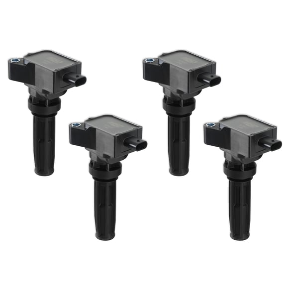 COIL, BLACK, FORD ECO-BOOST 2.0L L4, SET OF 4 825974 MSD Autoparts