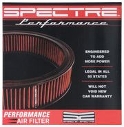 Spectre 1985 Cadillac Seville 5.7L V8 DSL Air Filter 14in. X 3in. - Red Spectre Air Filters - Direct Fit
