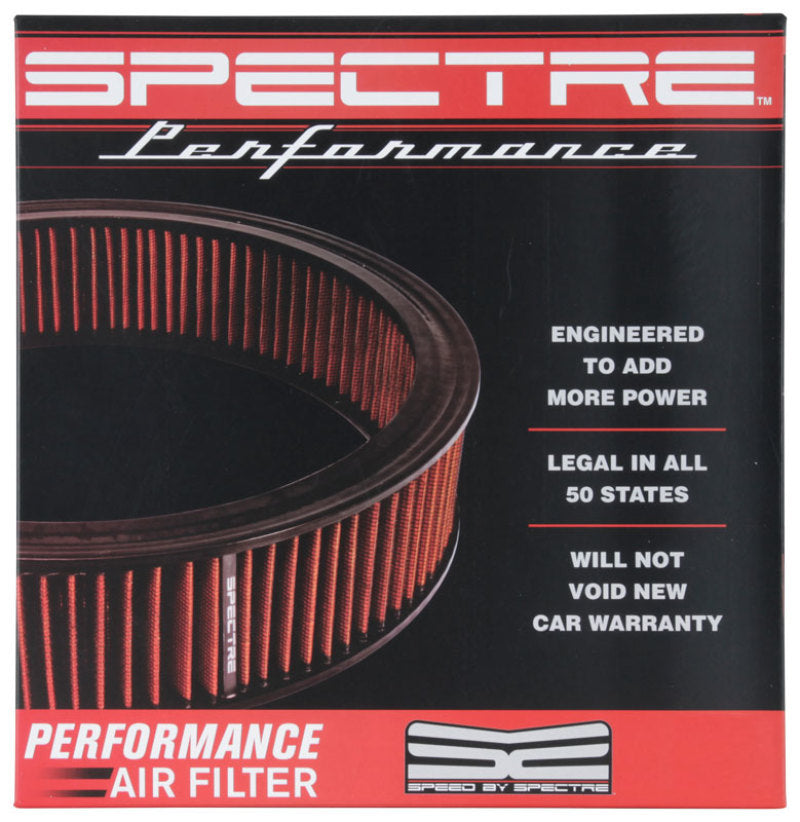 Spectre 1985 Cadillac Seville 5.7L V8 DSL Air Filter 14in. X 3in. - Red Spectre Air Filters - Direct Fit