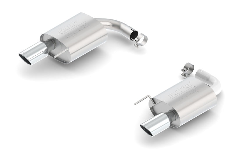 Borla Atak S Rear Section 15-17 Ford Mustang GT 5.0L V8 MT/AT 2.5in pipe 4in tip Borla Catback
