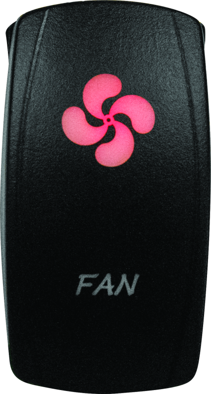 DragonFire Racing Lighted Switch Fan On/Off Red DragonFire Racing Relays