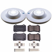 Power Stop 12-16 Tesla Model S Rear Z17 Evolution Geomet Coated Brake Kit PowerStop Brake Kits - Performance Blank