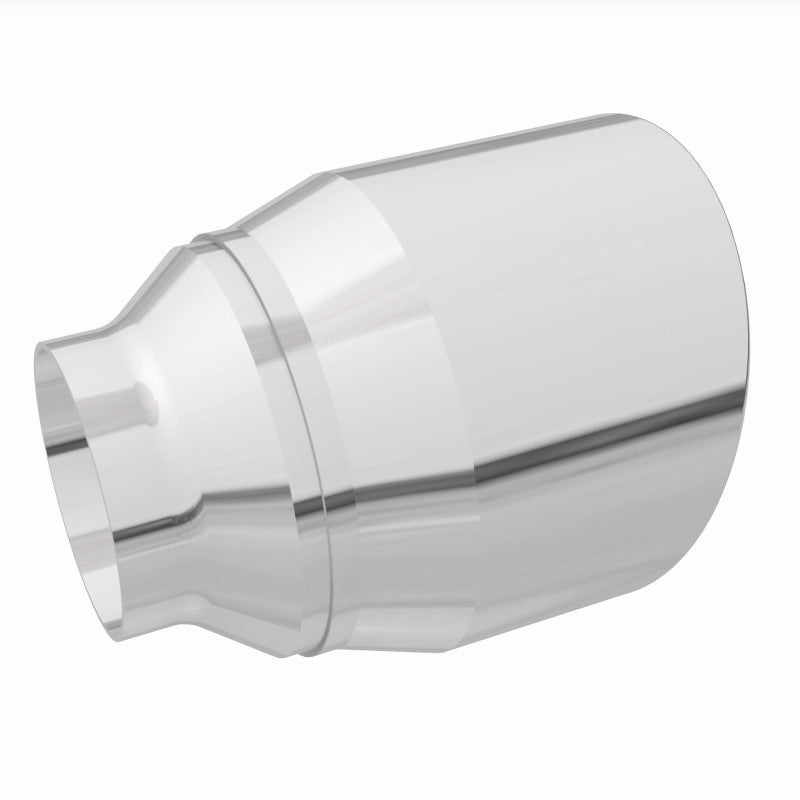 MagnaFlow Tip Stainless Double Wall Round Single Outlet Polished 4.5in DIA 2.5in Inlet 5.75in Length Magnaflow Tips