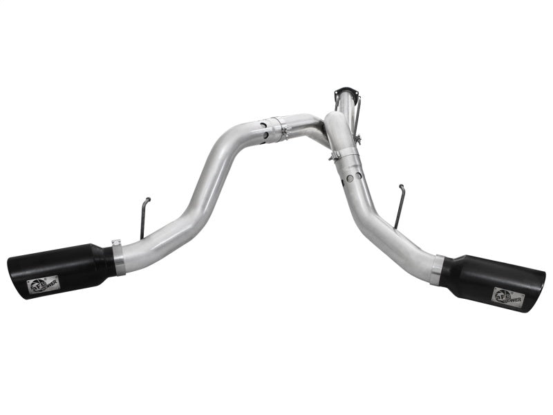 aFe Atlas Exhaust 4in DPF-Back Al Steel 11-14 Ford Diesel Trucks V8-6.7L (td) aFe DPF Back
