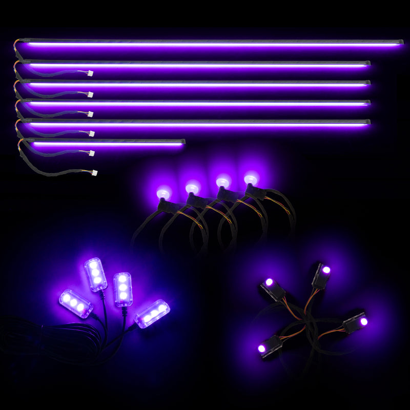 Oracle Lighting Dynamic Colorshift 18 Piece Universal Full LED Interior Dash Board Kit ORACLE Lighting Light Strip LED
