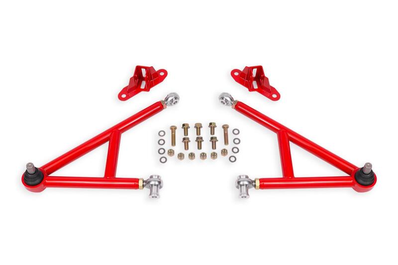 BMR 11-14 Ford Mustang Lower A-Arm Kit - Red