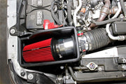 Spectre 11-14 Ford F-Series SD V8-6.7L DSL Air Intake Kit - Polished w/Red Filter Spectre Cold Air Intakes