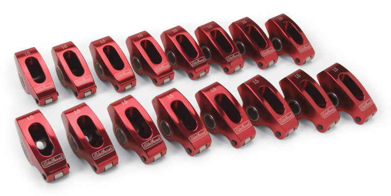 Edelbrock Rocker Arms Roller SBC 3/8In 1 5 1 Ratio Set of 16 Edelbrock Rocker Arms