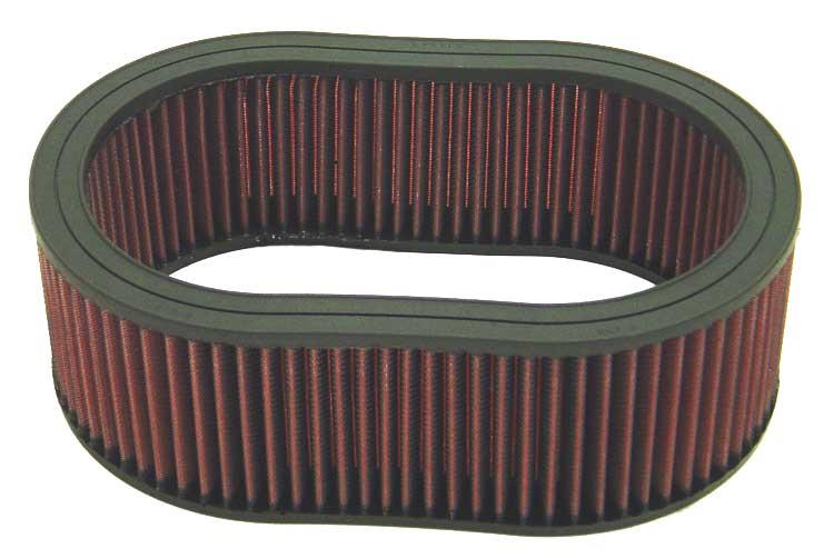 K&N Universal Custom Air Filter - Oval Shape 11.5in Outer Length / 8.125in Outer Width / 4in Height K&N Engineering Air Filters - Direct Fit