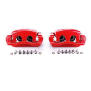 Power Stop 05-07 Ford F-250 Super Duty Rear Red Calipers w/Brackets - Pair PowerStop Brake Calipers - Perf