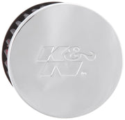 K&N Rubber Base Chrome Top Push-In Crankcase Vent Filter 3in OD x 2-1/2in H. K&N Engineering Air Filters - Universal Fit