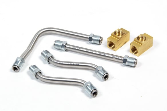 Fuel Line Kit - 3X2 Carb set-up 34-51 HOLLEY Autoparts