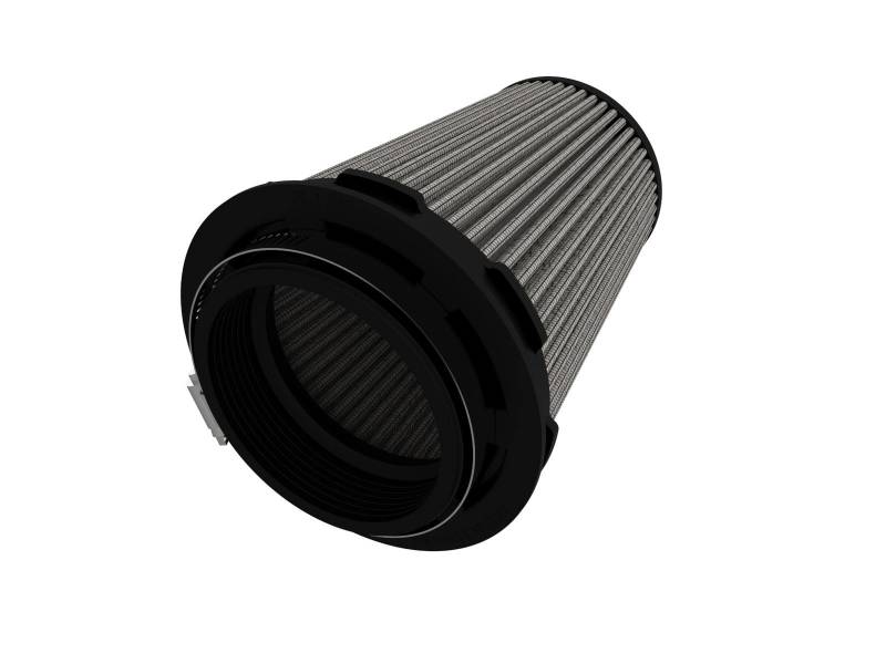 aFe MagnumFLOW Pro DRY S Air Filter 3-1/2in F x 5in B x 3-1/2in T x 6in H (Pair) aFe Air Filters - Universal Fit