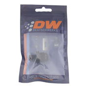 DeatschWerks 8AN Male Flare to M10 X 1.0 Male Metric - Anodized Matte Black DeatschWerks Fittings