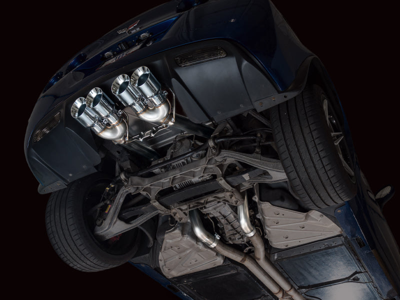 AWE Tuning C6 Chevrolet Corvette Z06/ZR1 Touring Edition Axle-Back Exhaust w/ Chrome Silver Tips AWE Tuning Axle Back