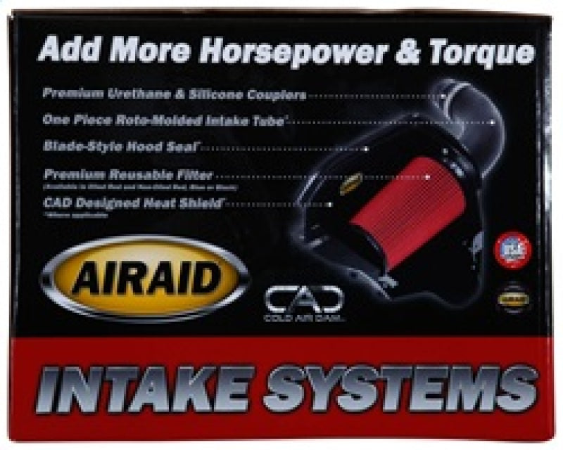 Airaid 10-14 Ford SVT Raptor / 11-13 F-150 6.2L CAD Intake System w/ Tube (Dry / Red Media) Airaid Cold Air Intakes