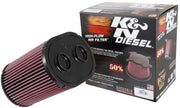 K&N 2017 Ford F250 Super Duty V8-6.7L DSL Replacement Drop In Air Filter K&N Engineering Air Filters - Drop In