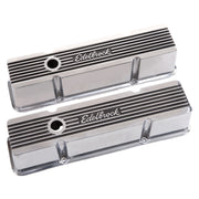 Edelbrock Valve Cover Elite II Series Chevrolet 1959-1986 262-400 CI V8 Tall Polished Edelbrock Valve Covers