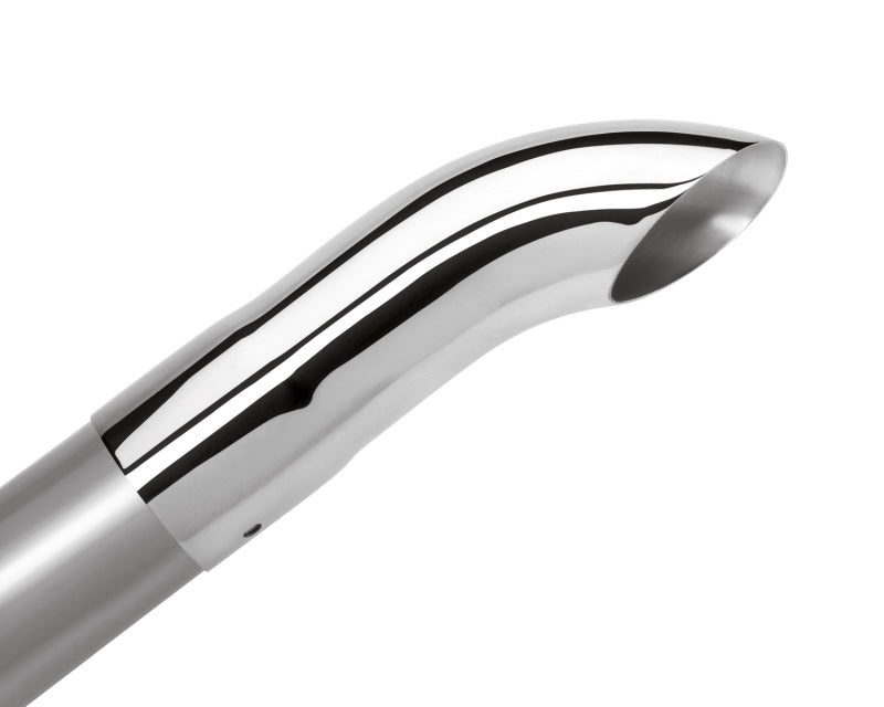 Borla Universal Polished Tip Single Round Turndown/Turnout (inlet 2 1/4in. Outlet 2 1/4in) Borla Tips